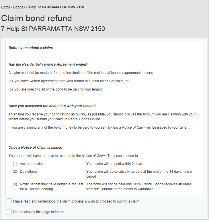 Help Detail Manage Refunds Claims